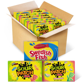 SOUR PATCH KIDS Original box offers bold tangy flavors for snacking.