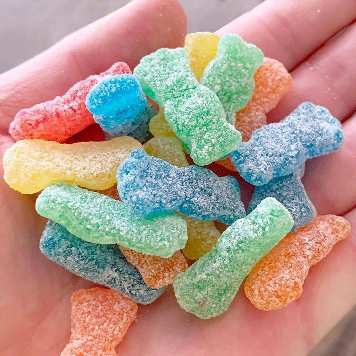 Classic Sour Patch Kids shapes add playful charm to party treats.