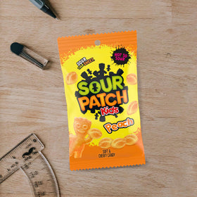 Sour Patch Kids Peach bulk pack ready for refills and stockups.