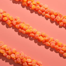 Sour Patch Kids Peach candy bowls and party filler ready.