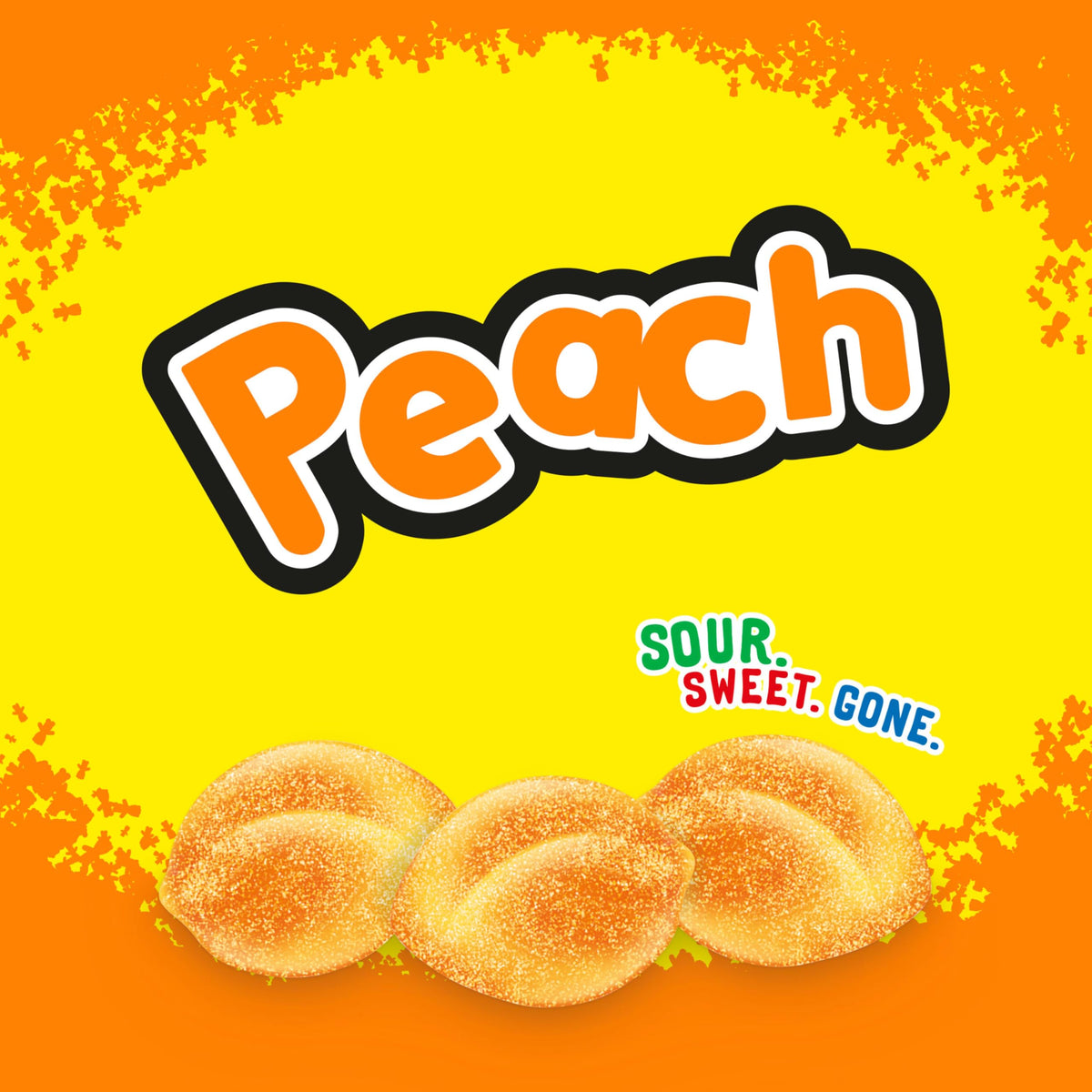 Sour Patch Kids Peach candy ideal for holidays and celebrations.