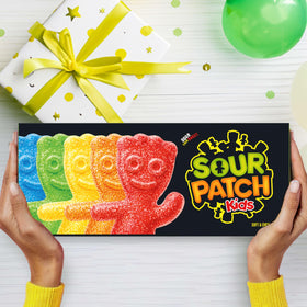 Sour Patch Kids Gummies shapes and colors in a close-up