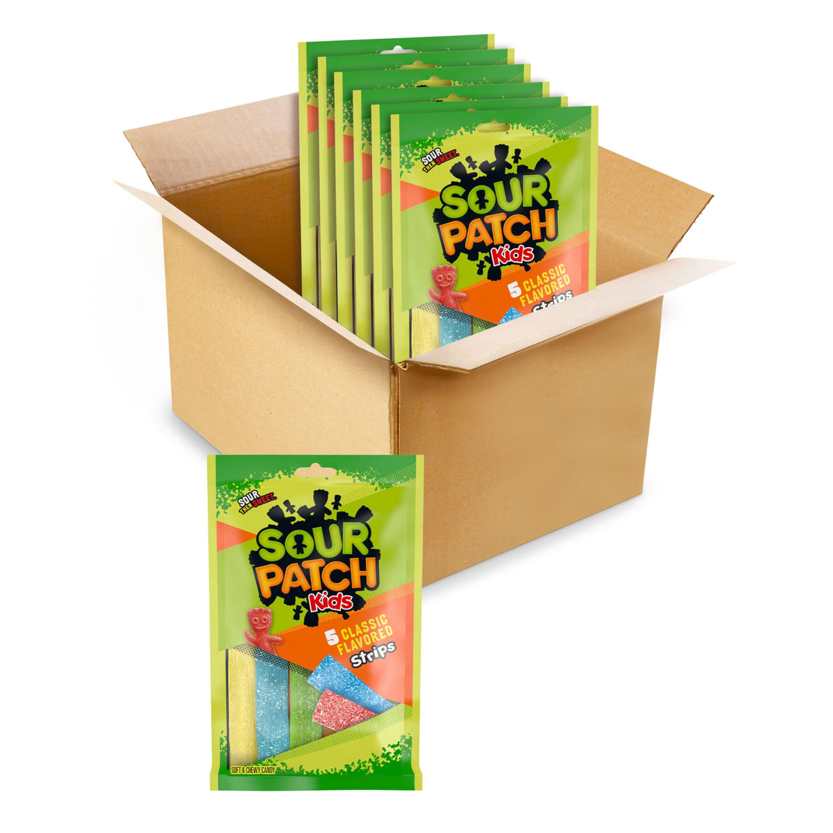Sour Patch Kids party-friendly candy strips for gift bags and bowls