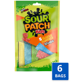 Sour Patch Kids redberry strips offering tangy-sweet party treats