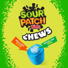 Sour Patch Kids soft and chewy texture for a quick, satisfying treat.