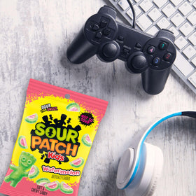 SOUR PATCH KIDS Watermelon movie night image invites quick sweetness on the go.