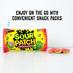 Sour Patch Kids Watermelon slices shaped like wedges.