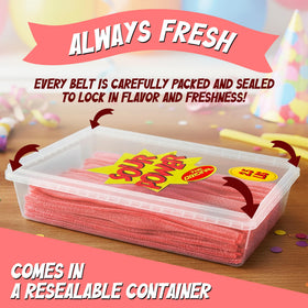 Sour Power 2-5lb bulk tub with tongs ready for parties and events.