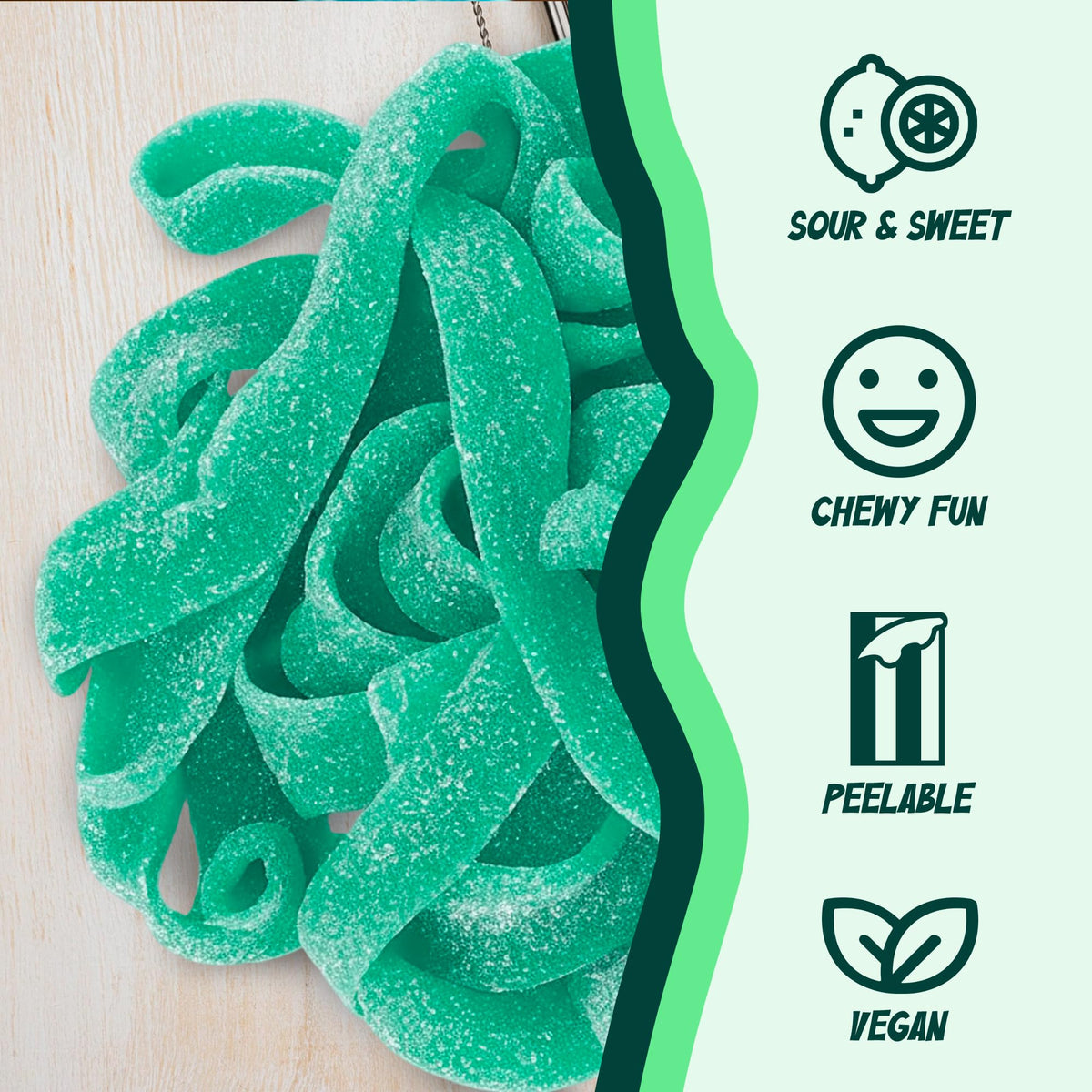 Sour Power Belts packaging and shipping-ready box