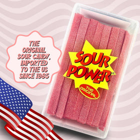 Sour Power soft chewy tangy belts offer versatile snacking options.