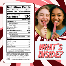Sour Power vegan gelatin-free belts emphasize clean ingredients for mindful snacking.