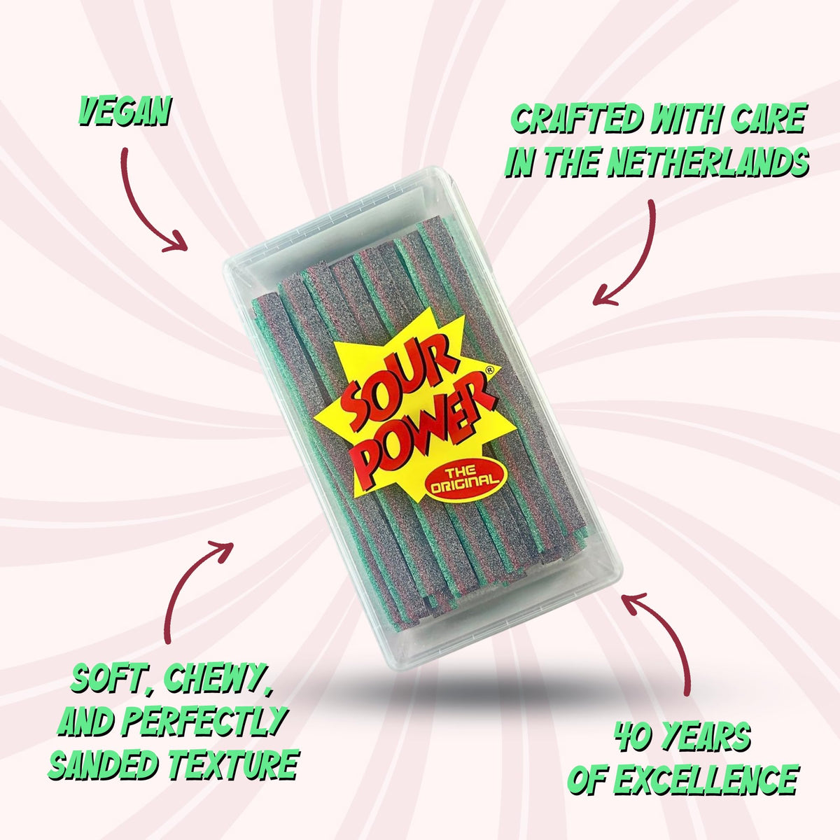 Kids enjoy Sour Power Watermelon Belts during a movie night.