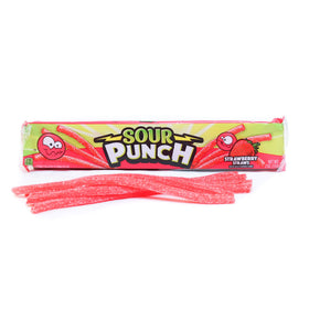 Sour Punch Strawberry Sour Straws with drink pairing for a tangy sip