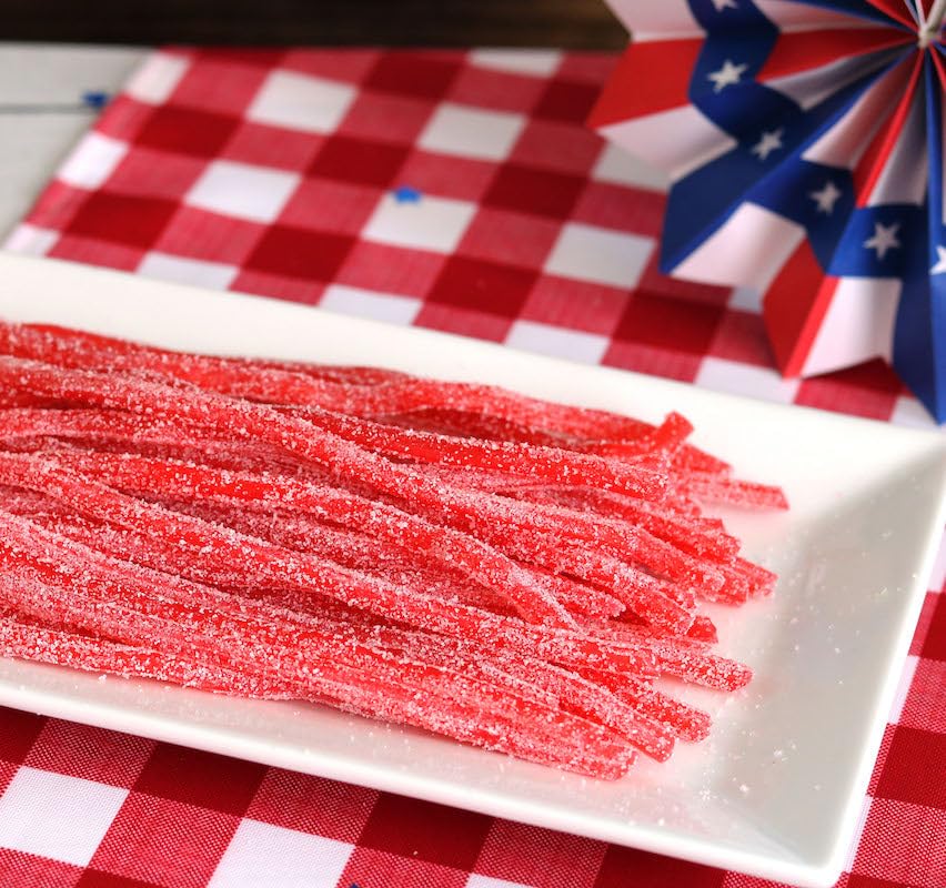 Sour Punch Straws Strawberry office-snack ready for quick breaks.