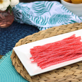 Sour Punch Straws Strawberry Valentines idea for gifting or treats.