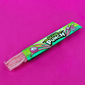 Sour Punch Watermelon Sour Straws snack-time shot invites tasty, tangy tasting during games.