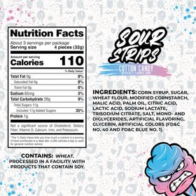 SOUR STRIPS belts serve as a tangy after-school snack with bold sour notes.
