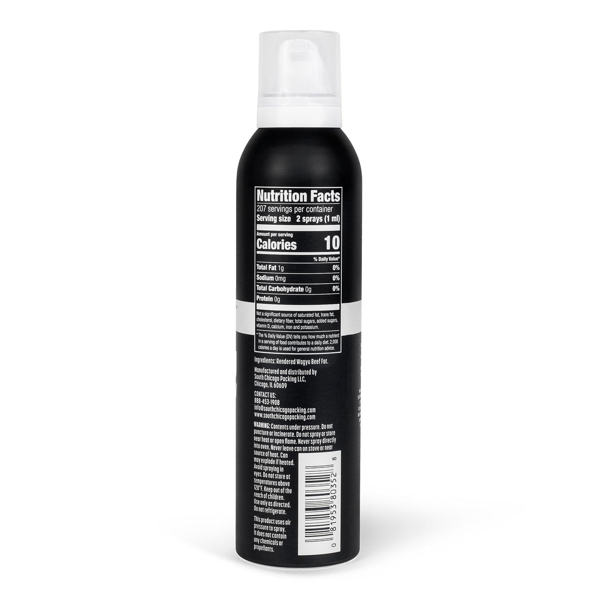 Wagyu Tallow Spray demonstrates even coverage for searing and browning.