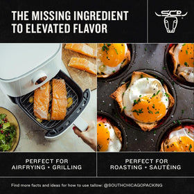 Versatile addition to vegetables, eggs, and seafood for flavor enhancement.