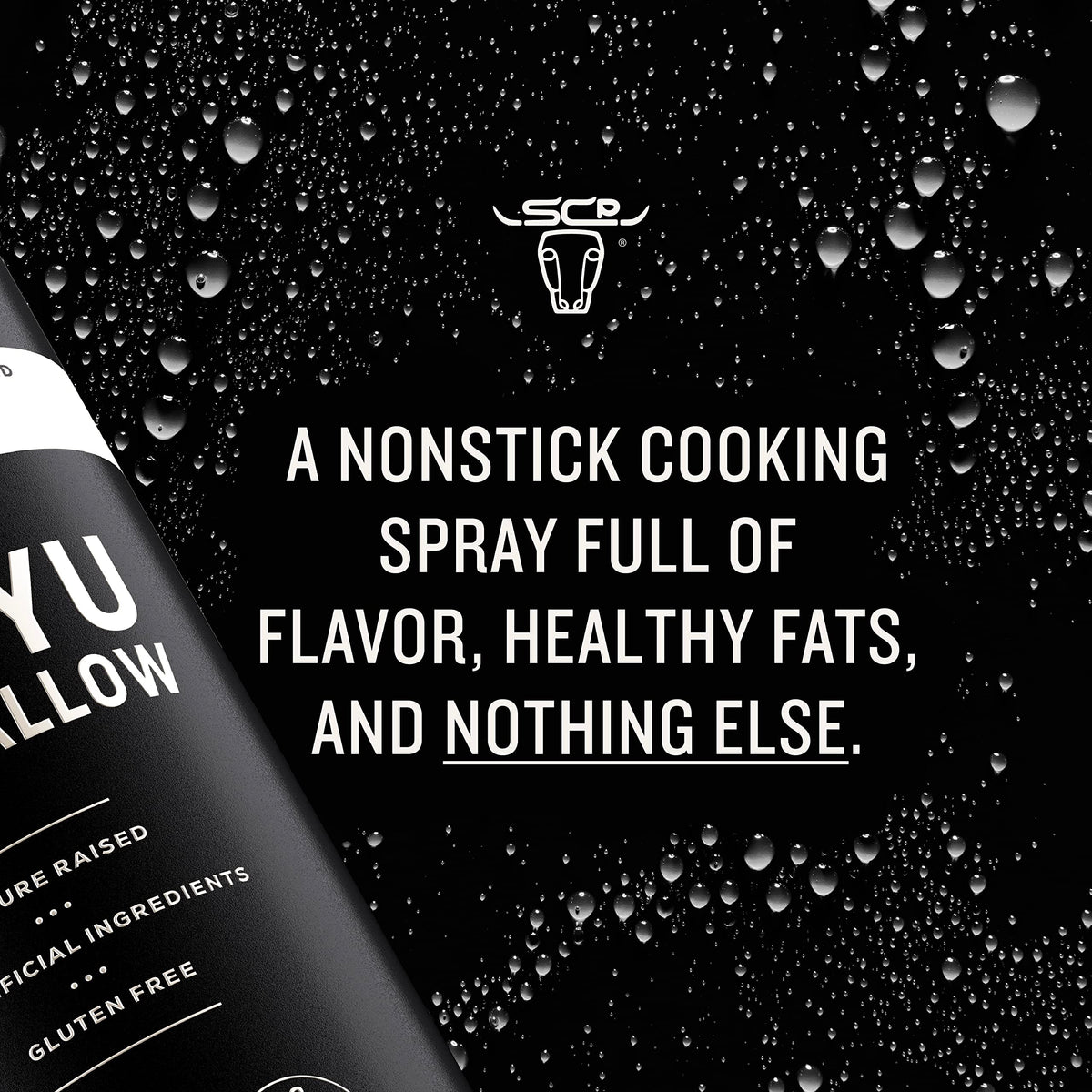Pure Wagyu tallow spray contains no artificial additives or preservatives.