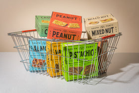 40g bar packaging from SOUTH FORTY SNACKS emphasizing portion control.