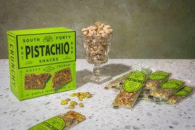 South Forty Snacks four-ingredient bar, simple and transparent ingredients.