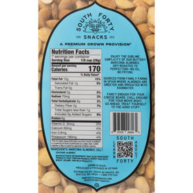 South Forty Snacks Marcona almonds closeup crunch emphasizing natural flavor and protein boost.
