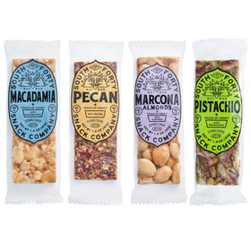 South Forty Snacks mix of 4 premium variety bars, quick energy for busy days.