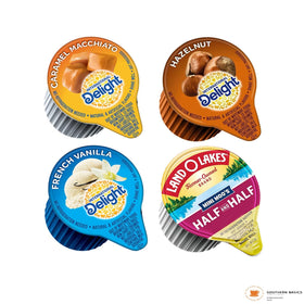 Southern Basics French vanilla creamer singles for smooth coffee moments