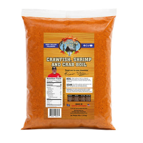 Southern Boyz Outdoors Cajun boil bag for authentic flavor, no MSG.