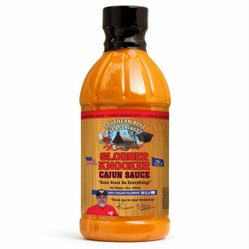 Southern Boyz Slobber Knocker bottle pour shows bold Cajun flavor ideal for grilling