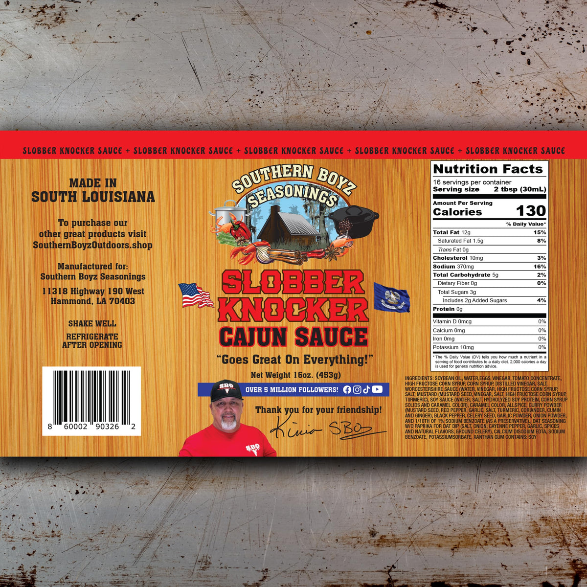 Southern Boyz Slobber Knocker burger-topping boosts handheld flavor