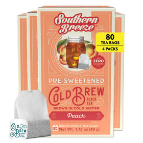 Southern Breeze cold brew sweet tea boxes ready for quick, zero-sugar refreshment