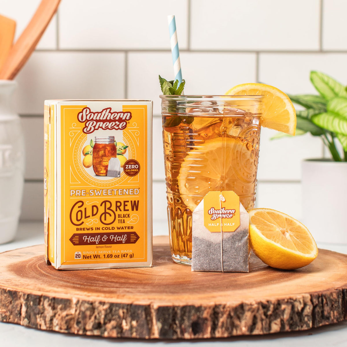 Southern Breeze eco-friendly packaging supports sustainable sipping.