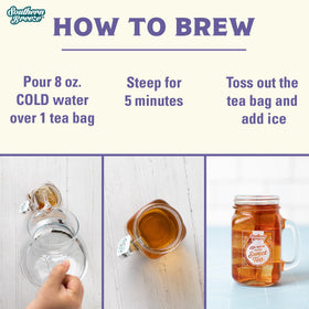 Southern Breeze pack of four boxes for batch-prepared iced tea.