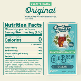 Southern Breeze pack of 4 tea boxes for convenient, on-the-go brewing