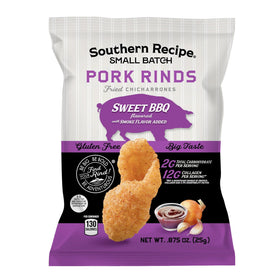 Southern Recipe Pork Rinds Snack Bag on the go, portable crunch