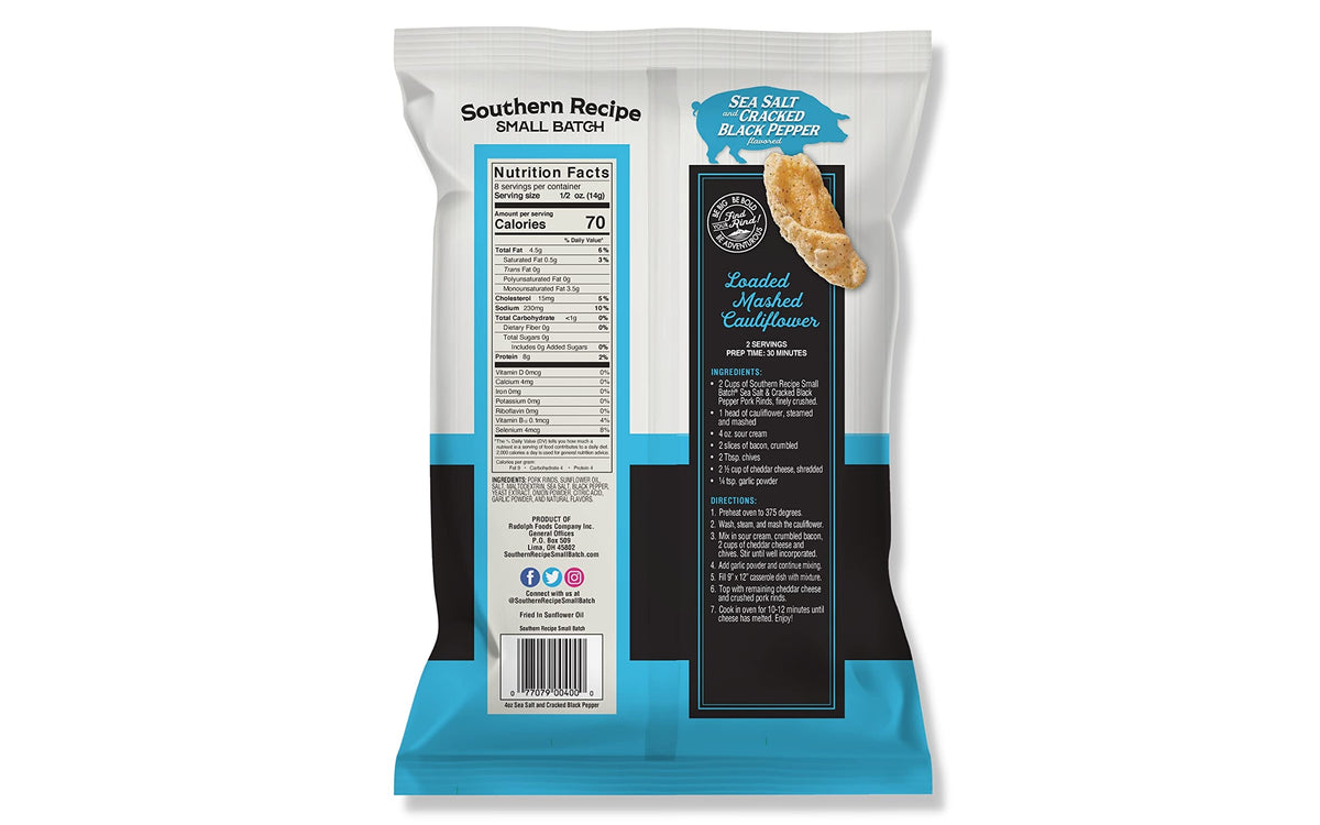 Southern Recipe small batch pork rinds close-up texture