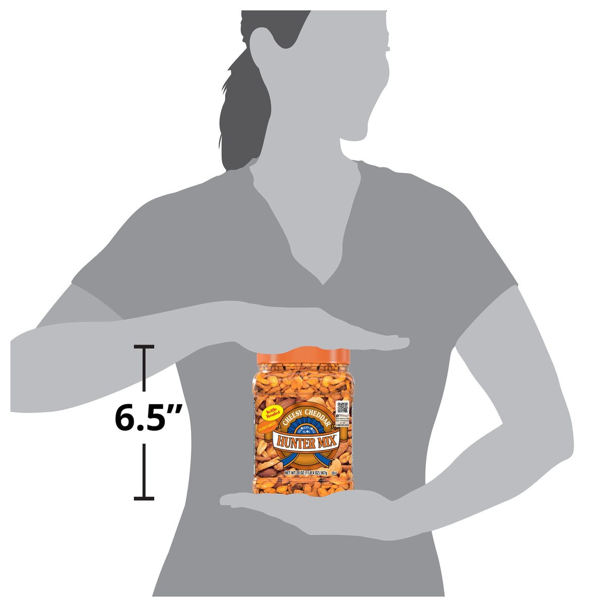 Family friendly snack time with a resealable canister from Southern Style Nuts.