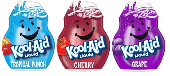 Southwind Kool Aid water flavor enhancer trio bottles for quick, tasty hydration.