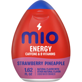 Southwind MiO Energy strawberry-pineapple pour showing quick caffeine boost for water.