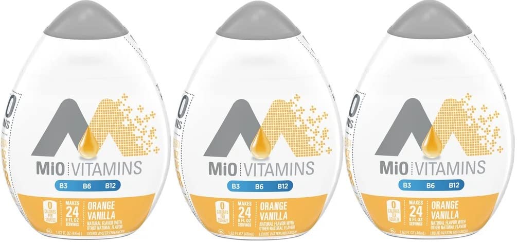 Southwind MiO Orange Vanilla flavor liquid enhancer — three-pack for easy hydration on the go