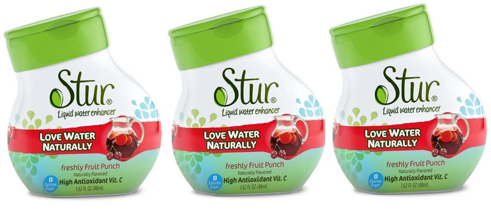 Southwind Stur liquid water enhancer bottle in Freshly Fruit Punch flavor for hydration.