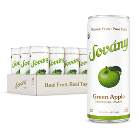 SOVÁNY Sovány Green Apple can for refreshing, guilt-free hydration.