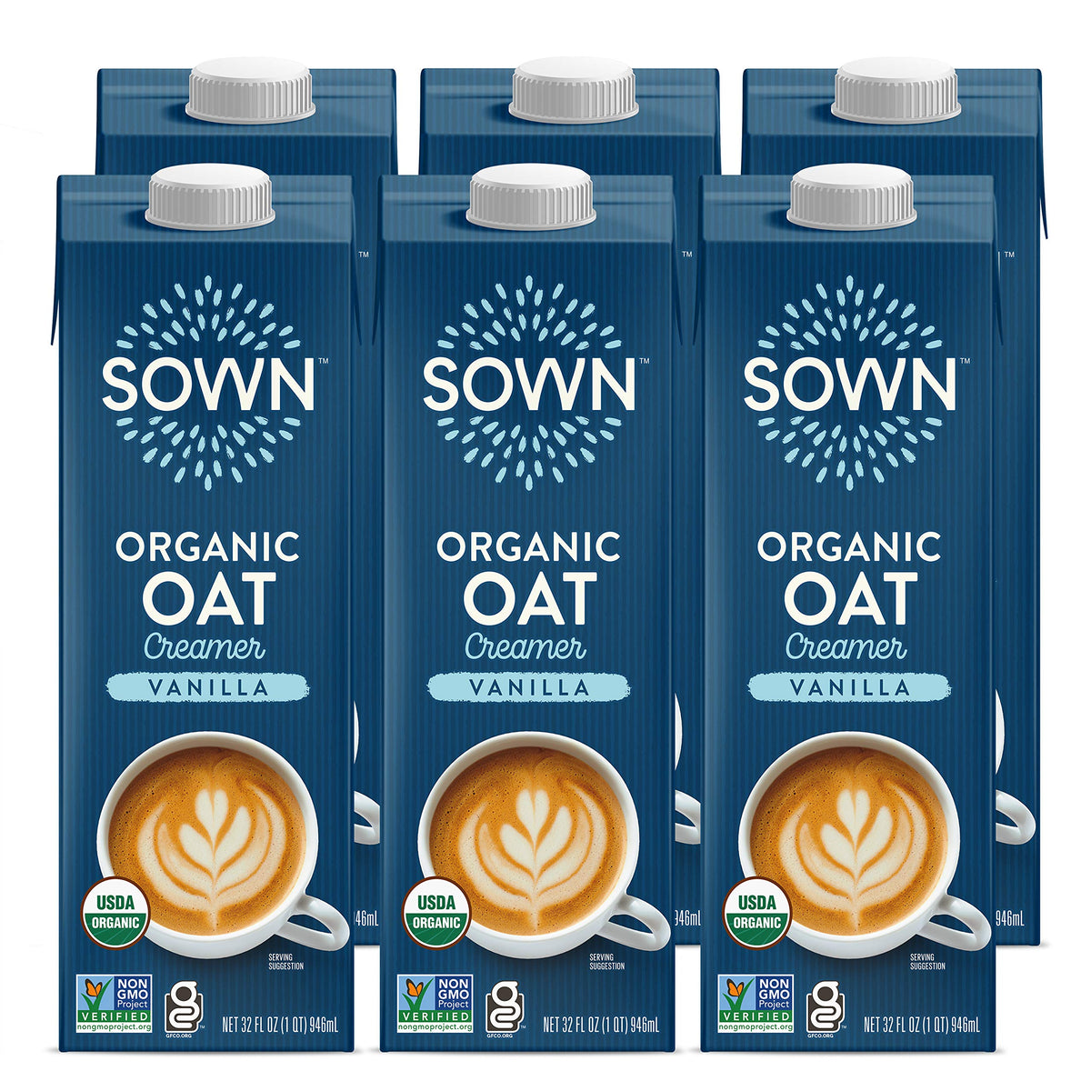 SOWN Vanilla Organic Oat Creamer bottle delivers smooth, dairy-free richness for your coffee