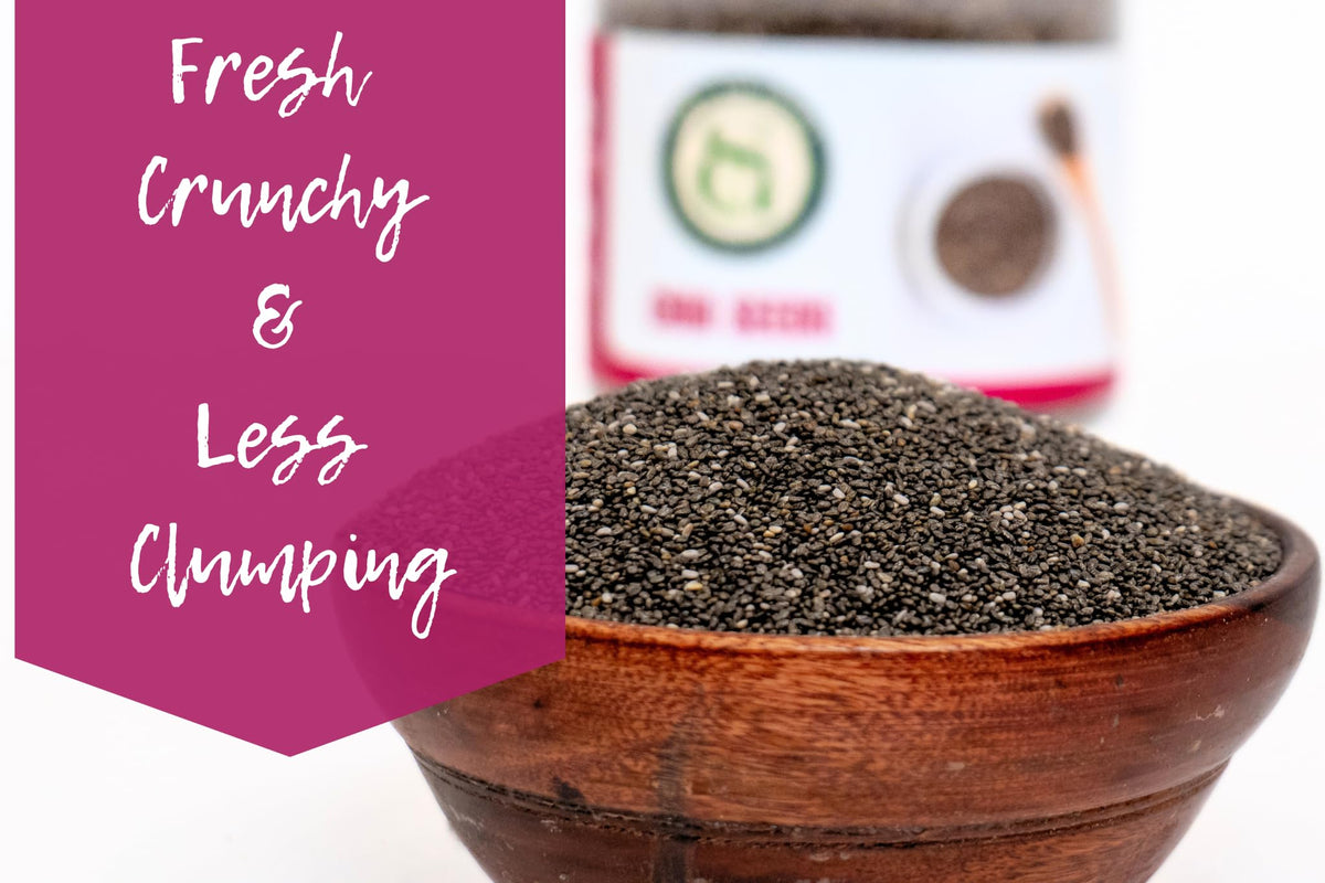 Sown and Grown chia seeds dish ideas for versatile use.