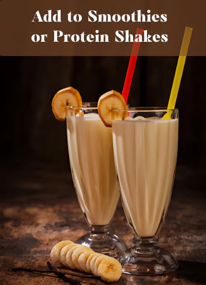 Sownandgrown flaxseed powder sprinkled on yogurt as a nutritious topping.