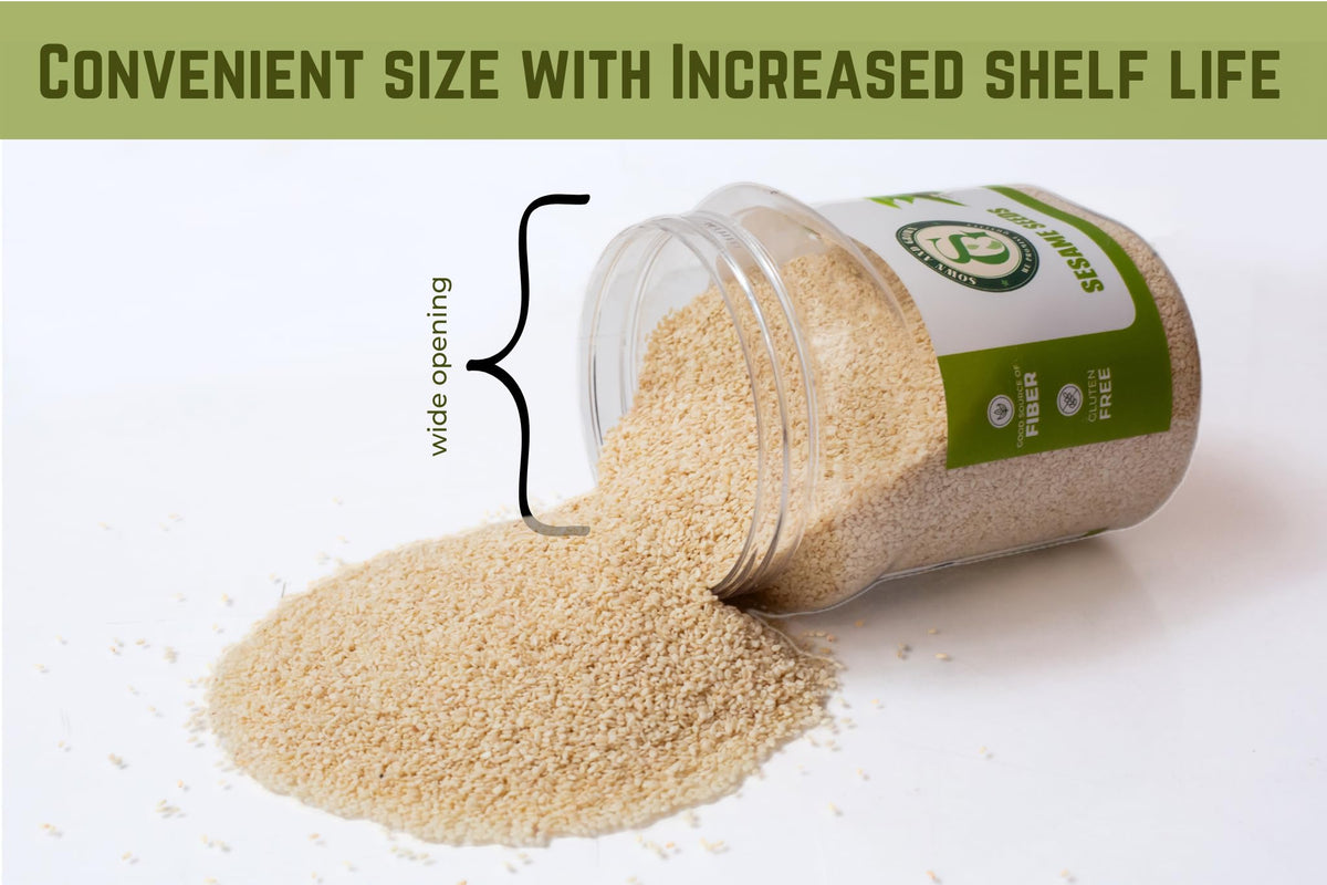 Sown and Grown sesame seeds as sushi topping for subtle nuttiness.