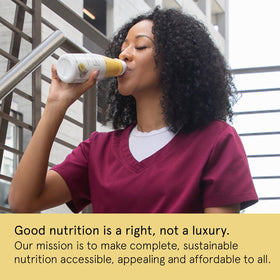 Soylent Banana nutrition panel highlights 20 g protein and 39 nutrients
