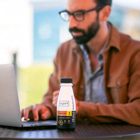 Soylent Complete Energy chocolate-flavor bottle with creamy texture and flavor.